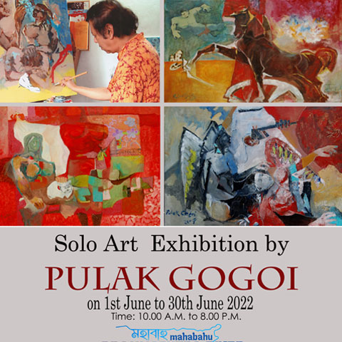 Solo Art Exhibition by Pulak Gogoi